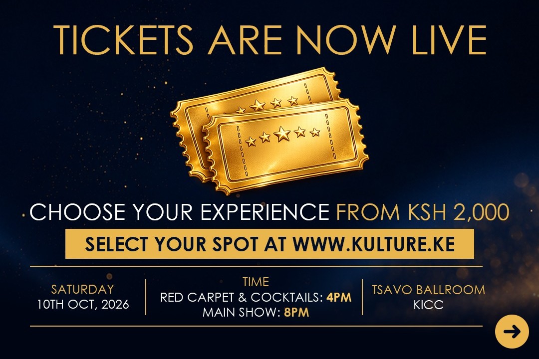 Tickets are now live — choose your experience from Ksh 2,000